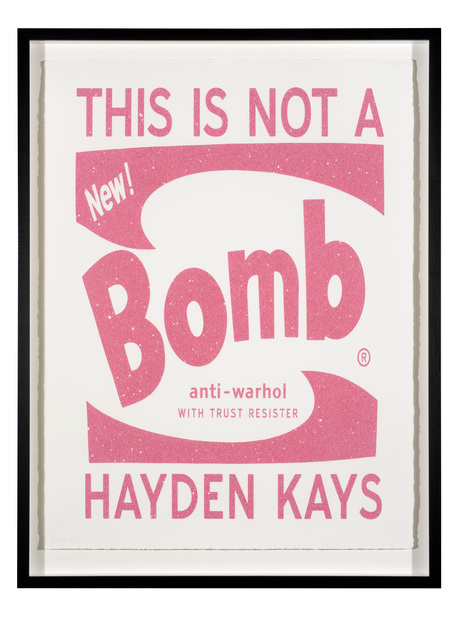 Hayden Kays, ‘THIS IS NOT A BRILLO BOX’, 2016, Print, One Colour Screenrint with a Diamond Dust Overlay on Somerset Satin 300gsm Paper, Cob
