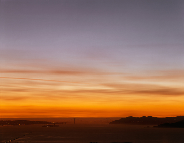 Richard Misrach, ‘Golden Gate Bridge, 12.14.99, 5:29PM’, 1999, Photography, Pigment print, Fraenkel Gallery