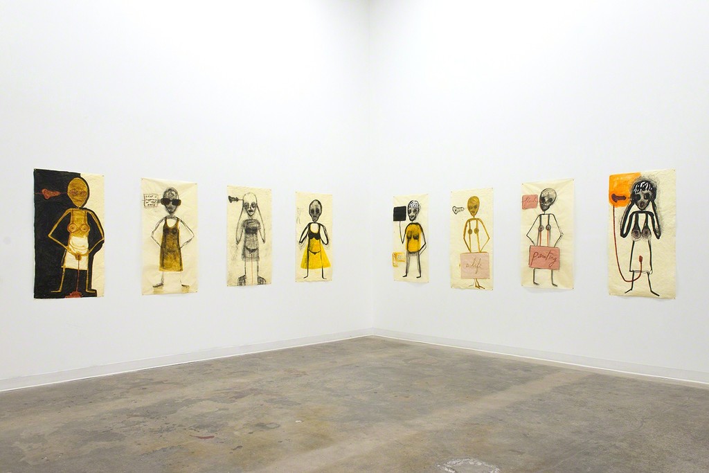 Mira Schor: "Power" Frieze installation view Mira Schor: "Power" Frieze installation view