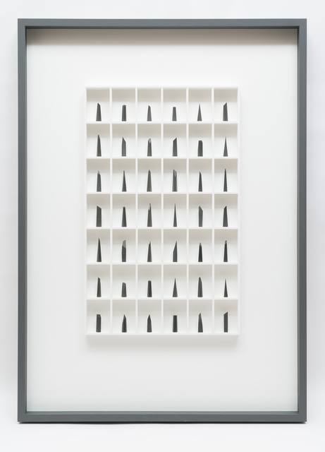Paul Fry, ‘42 pieces of graphite (the edge of silence)’, 2019, bo.lee gallery