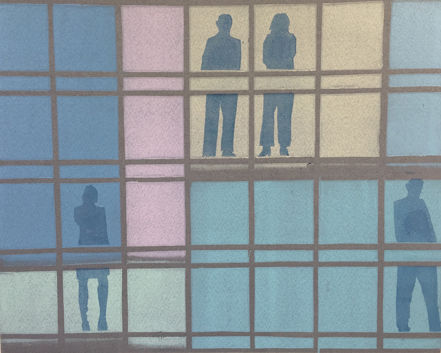 Tom Hammick, ‘Early Morning Above a City’, 2015, Print, Reduction woodcut, Christina Parker Gallery