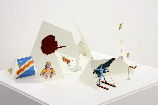 Öyvind Fahlström, ‘White House’, 1968, Sculpture, Variable structure, magnetic elements, enamel and tempera on metal, vinyl and board, Aurel Scheibler