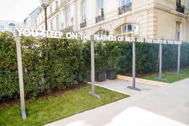Robert Montgomery, ‘You Sleep On The Feathers Of Birds And Their Flights Fill Your Dreams’, 2014, Mannerheim Gallery