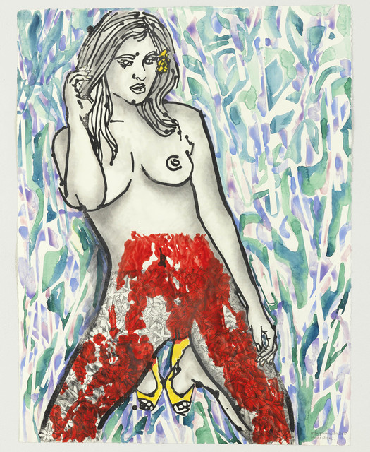 Ghada Amer & Reza Farkhondeh, ‘My Blood, My Decision’, 2017, Goodman Gallery