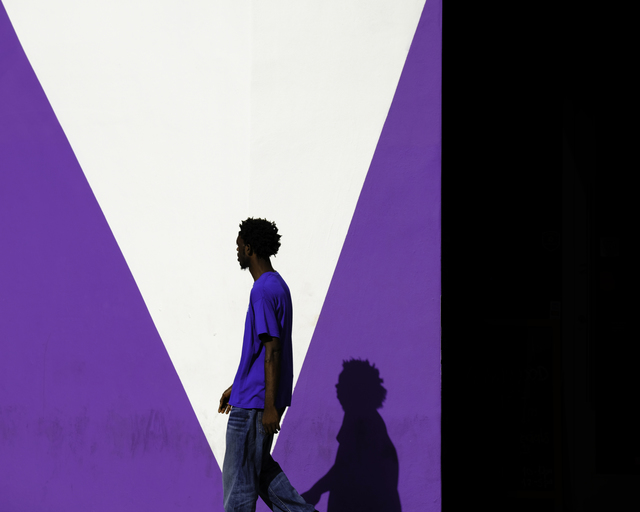Marco Inzerillo, ‘Purple Color 222’, 2019, Photography, Heat Transfer Photography on Aluminum, Adelson Galleries