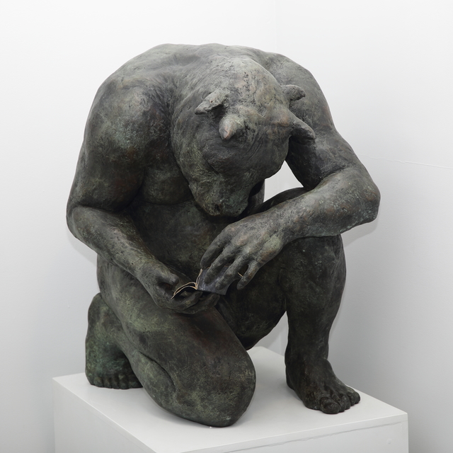 Beth Carter, ‘Crouching Minotaur (giant)’, Hugo Galerie