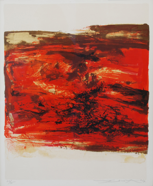 Zao Wou-Ki 趙無極, ‘untitled’, 1967, Print, Lithograph, Bogena Galerie