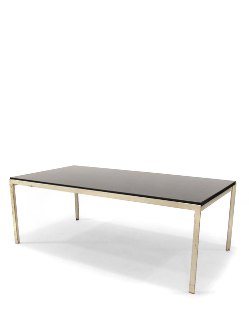Florence Knoll, ‘Cocktail Table’, 1950s, Design/Decorative Art, Painted White Steel, Black Laminate Bakelite, Patrick Parrish Gallery