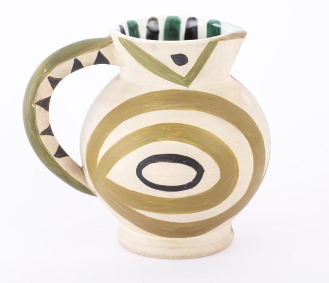 ‘Brocca Petite Chouette’, 1949, Design/Decorative Art, White terracotta, engobes decoration, enamelled internally, Itineris