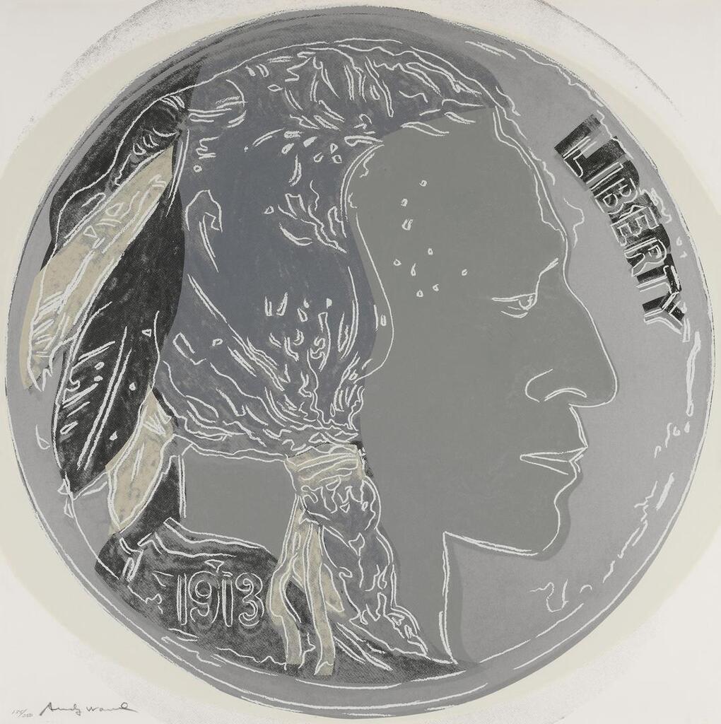 Andy Warhol - Indian Head Nickel (Feldman & Schellmann, II.385)
