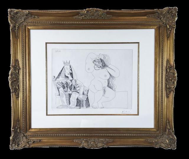 Pablo Picasso, ‘Salome dansant pour Herode’, 1971, Drawing, Collage or other Work on Paper, Etching, Seraphin Gallery