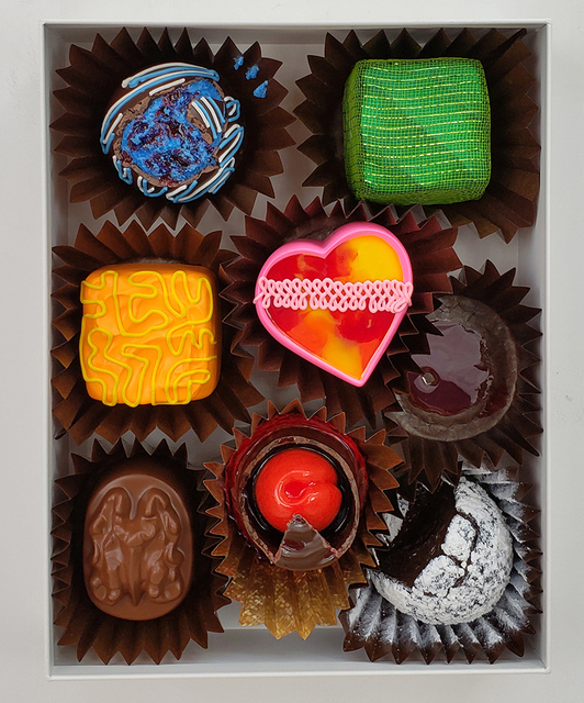 Peter Anton, ‘Special Assortment’, 2020, Sculpture, Mixed media with resin and waxed paper, Tangent Contemporary Art