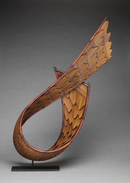 Honma Hideaki, ‘Flowing Pattern A’, 2018, Sculpture, Madake, Nemagari, and Rattan, TAI Modern
