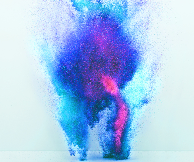 Yee Wong, ‘Exploding Powder Movement: Blue’, 2020, Print, Hahnemühle 100% cotton rag paper with archival epson inkjet pigments, ArtStar