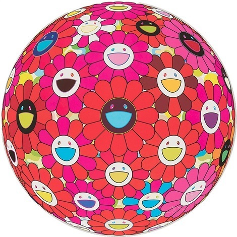 Takashi Murakami, ‘FLOWERBALL RED, PINK, BLUE (3D)’, 2017, Marcel Katz Art