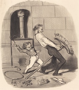 Honoré Daumier, ‘Leçon d'équitation, haute école’, 1846, National Gallery of Art, Washington, D.C.