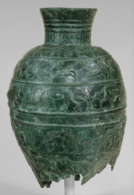 Unknown Iranian, ‘Vessel with six animal friezes’, ca. 10th–8th century B.C., The Metropolitan Museum of Art