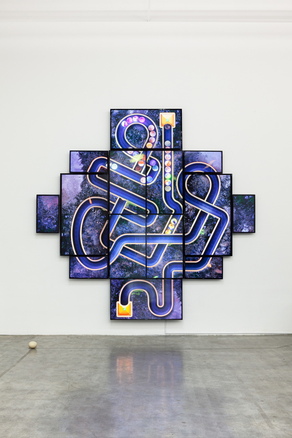 Tabor Robak, ‘A*’, 2014, Video/Film/Animation, 14-channel HD video; 8 minutes, Swiss Institute