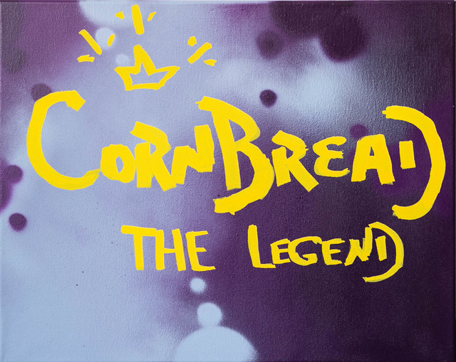 Cornbread, ‘Cornbread The Legend Canvas’, 2020, Painting, Acrylic paint on canvas, Paradigm Gallery + Studio