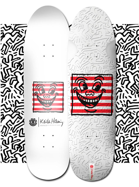 Keith Haring, ‘Keith Haring Skateboard Deck (Keith Haring three eyed face)’, 2018, Lot 180