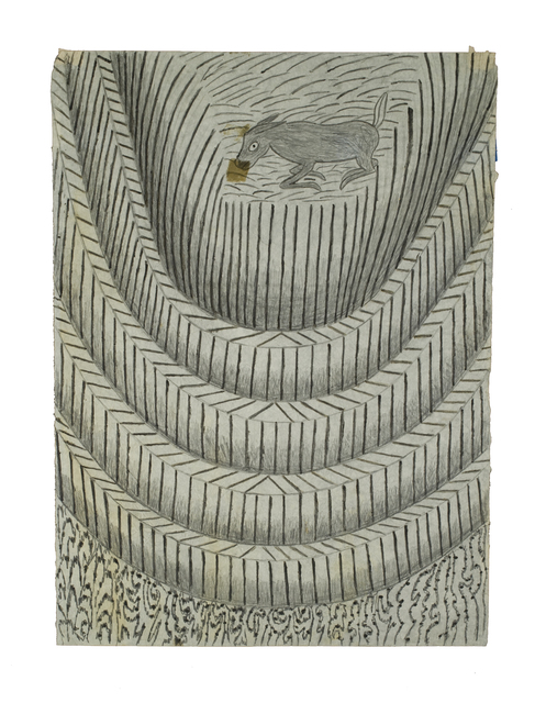 Martín Ramírez, ‘Untitled (Horse Atop Tiered Mound)’, 1953, Robert Berman Gallery