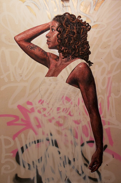 Tim Okamura, ‘Aphrodite’, 2015, Painting, Oil, Aersol, Paint Marker on Canvas, Corridor Contemporary