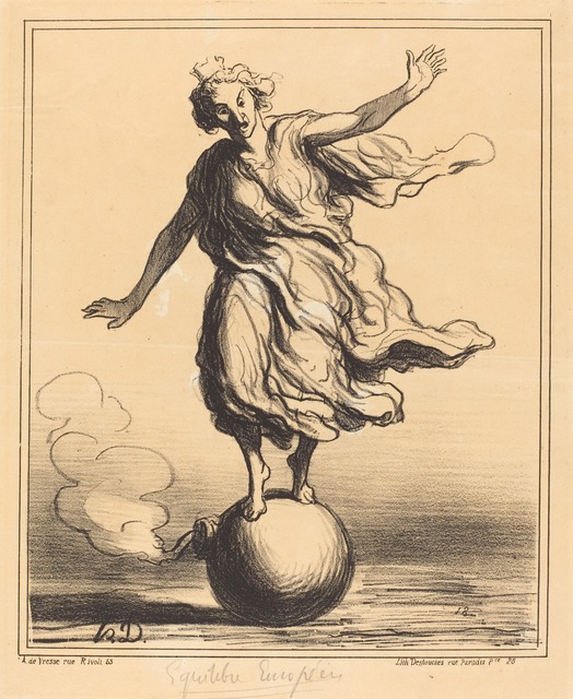 Honoré Daumier, ‘Équilibre Européen’, 1867, National Gallery of Art, Washington, D.C.