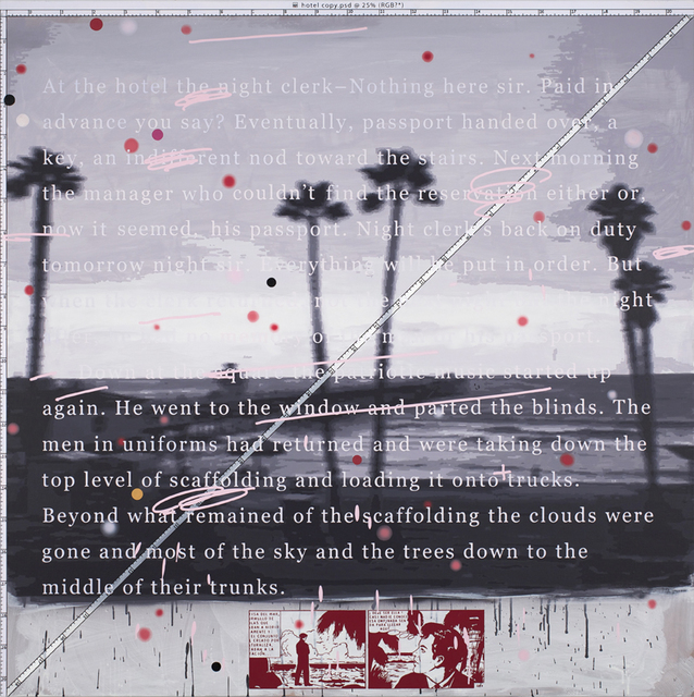Vernon Fisher, ‘Hotel ’, 2015, Mark Moore Fine Art