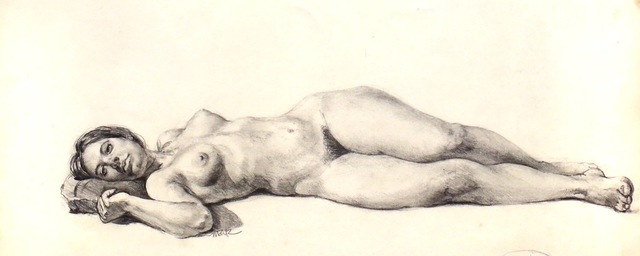 Don Maitz, ‘Model Reclining’, 2003, IX Gallery