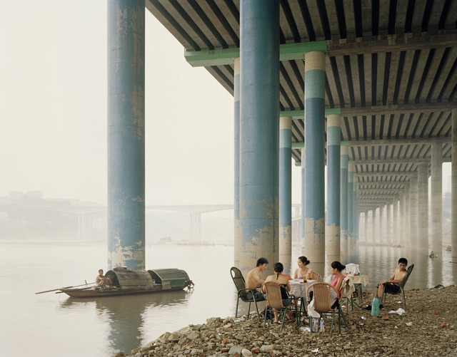 Nadav Kander, ‘Chongqing IV (Sunday Picnic), Chongqing Municipality, 2006’, 2006, Photography, Chromogenic print, Blindspot Gallery