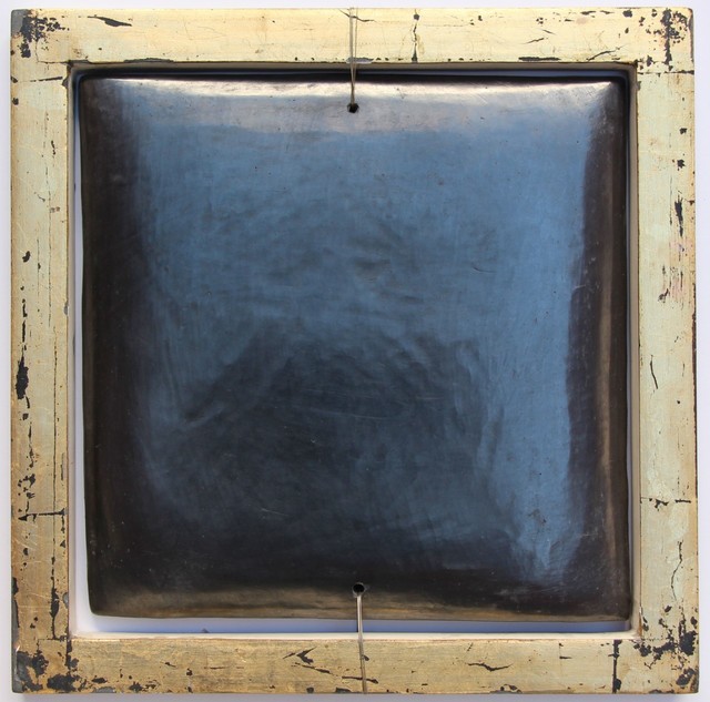 Perla KRAUZE, ‘NEGRO 27’, 2020, Mixed Media, BARRO NEGRO, HOJA DE ORO/MADERA, Galería Quetzalli