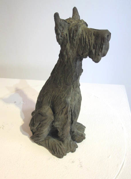 patterdale terrier keyring
