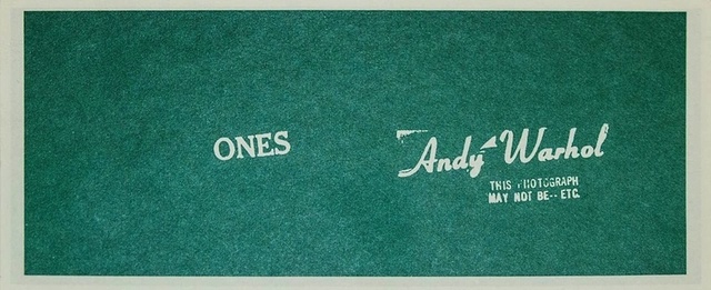 Andy Warhol, ‘Warhol Art Cash (Ones)’, 1971, Artificial Gallery
