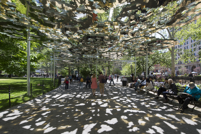 Teresita Fernández, ‘Fata Morgana’, 2015, Installation, Aluminum composite and steel, six parts, Madison Square Park