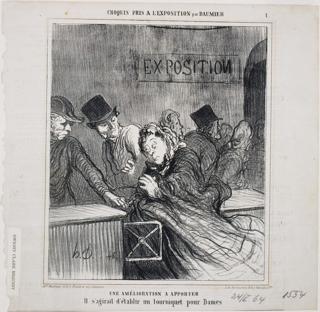 Honoré Daumier, ‘Croquis pris à l'Exposition: Une amélioration à apporter’, 1864, Phillips Collection