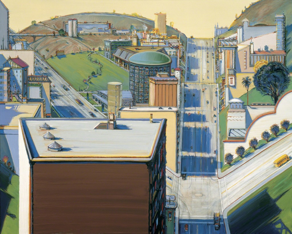 Wayne Thiebaud Valley Streets (2003) Artsy