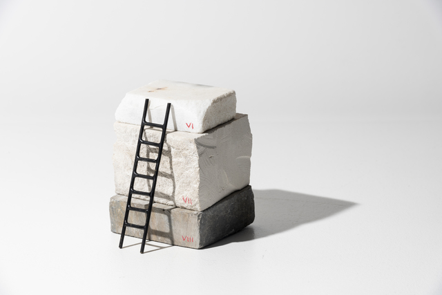 Adeline de Monseignat, ‘Stack Sample V’, 2019, Sculpture, Marble, Limestone and Patinated Bronze, bo.lee gallery