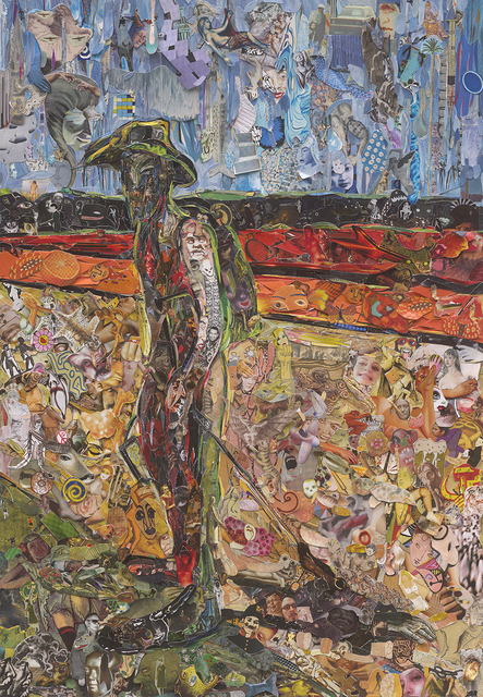 Vik Muniz, ‘Repro: Study for a Portrait of Van Gogh IV, after Francis Bacon’, 2016, Drawing, Collage or other Work on Paper, Digital C print, Galeria Nara Roesler