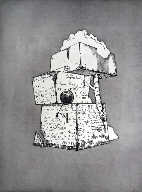 Ernesto Caivano, ‘Little Tower of Remembered Power with Codex Graffiti (Cognitive Tools)’, 2015, Bronx Museum: Benefit Auction 2018