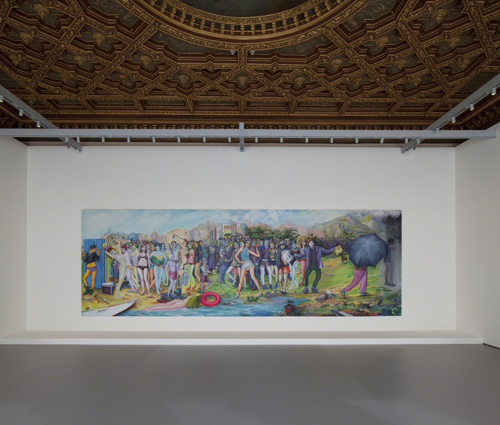 Martial Raysse, Ici Plage, comme ici-bas, 2012 Pinault Collection. Installation view at Palazzo Grassi 2015 Ph : © Fulvio Orsenigo © Martial Raysse by SIAE 2015 Martial Raysse, Ici Plage, comme ici-bas, 2012 Pinault Collection. Installation view at Palazzo Grassi 2015 Ph : © Fulvio Orsenigo © Martial Raysse by SIAE 2015