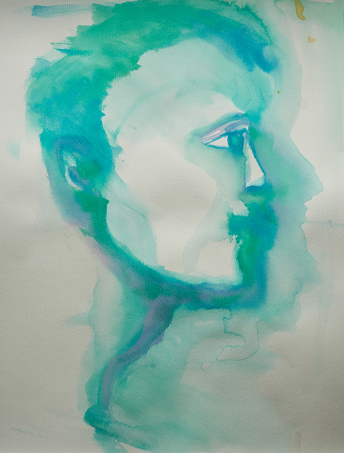 Alexandra Bregman, ‘Man's Face in Blue’, 2018, MvVO ART