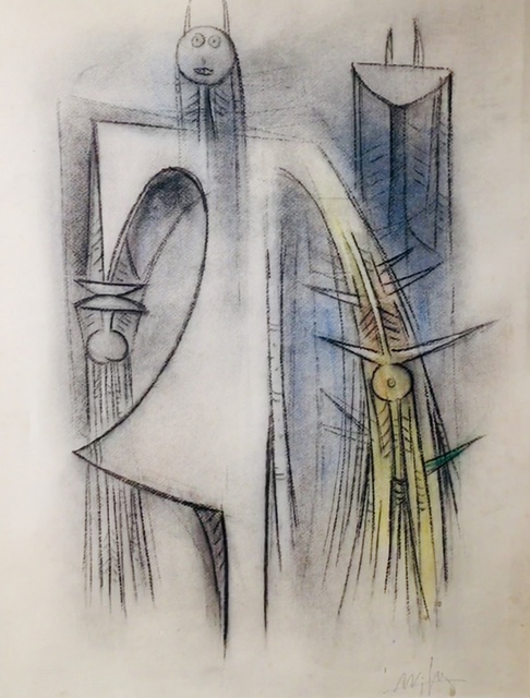 Wifredo Lam, ‘Untitled ’, ca. 1964, Drawing, Collage or other Work on Paper, Pastel on paper, Galleria Ferrari