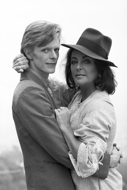 Terry O'Neill, ‘David Bowie & Elizabeth Taylor Looking at Each Other’, ca. 1975, Mouche Gallery