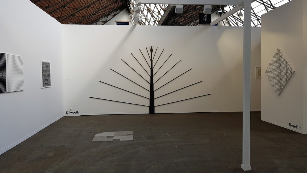 Vera Molnar + Norman Dilworth + François Morellet - Art Brussels April 2018 - Oniris Gallery booth Vera Molnar + Norman Dilworth + François Morellet - Art Brussels April 2018 - Oniris Gallery booth