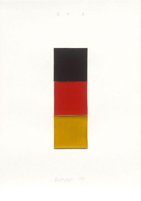 Gerhard Richter - ”Schwarz Rot Gold I”