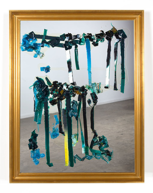 Dale Frank, ‘How I live now 2’, 2014, Painting, Scraped 200 x 200 cm varnish painting on glass, Roslyn Oxley9 Gallery