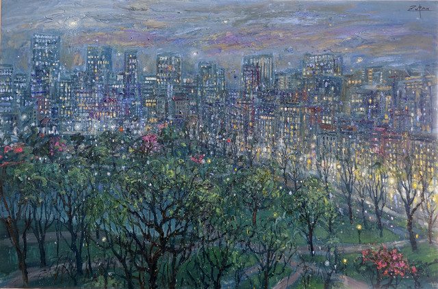 , 'Quiet Pond, Humming City,' 2017, Galerie d'Orsay