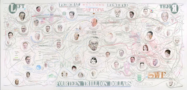 William Powhida, ‘Griftopia’, 2012, Postmasters Gallery