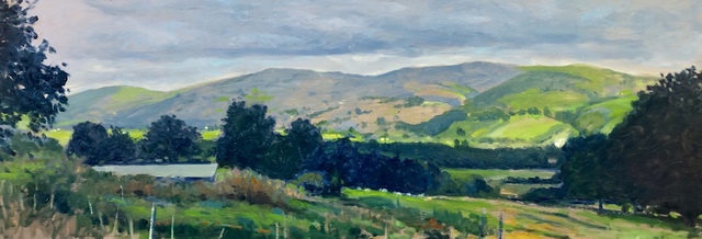 Richard Rosenblatt, ‘The Hills of Wales’, 2019, Painting, Oil on Panel Board, The Galleries at Salmagundi