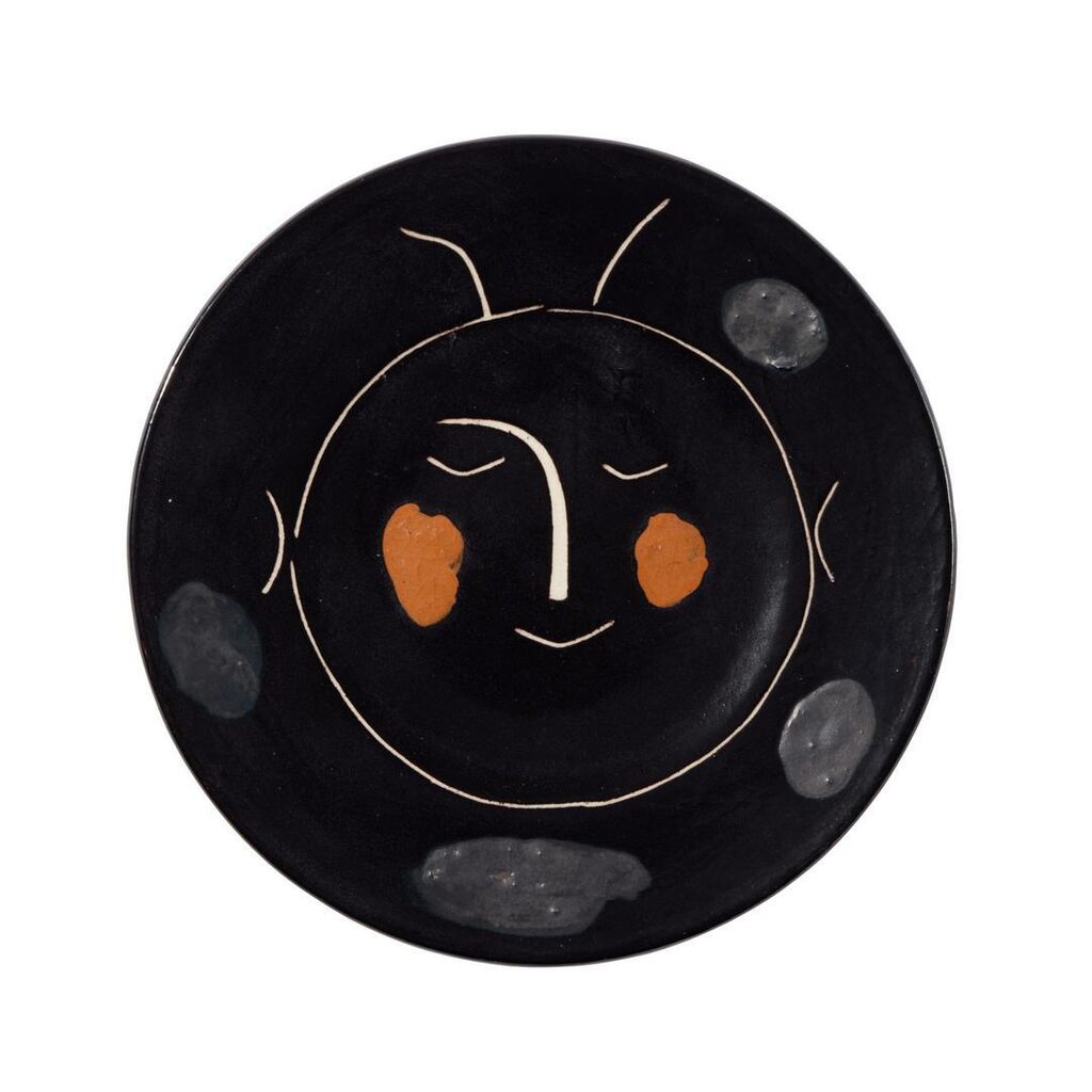 Pablo Picasso - Service visage noir: plate G (Alan Ramié 42)